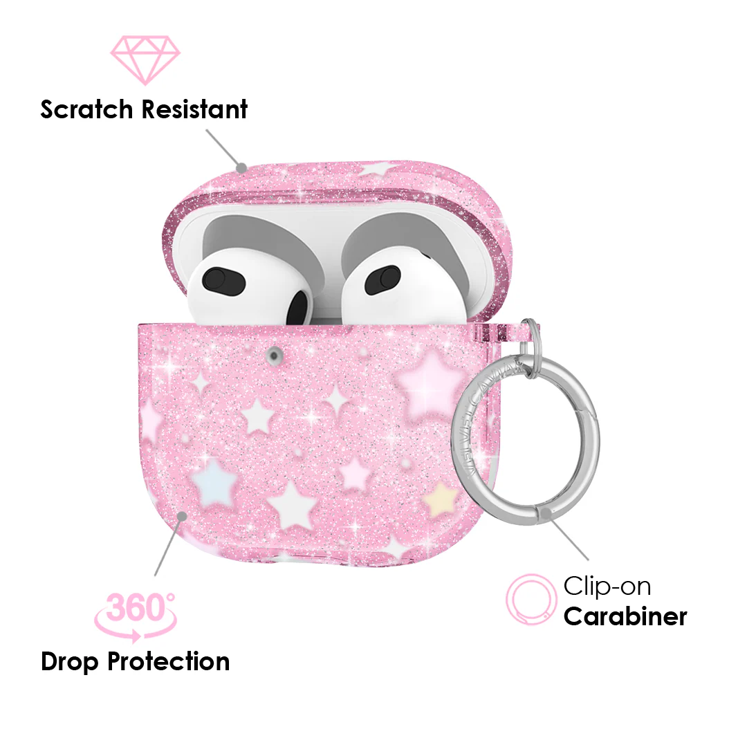 Falling Star Glitter AirPod Case - Image 18