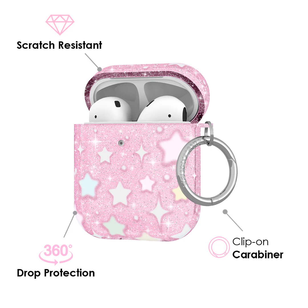 Falling Star Glitter AirPod Case - Image 3