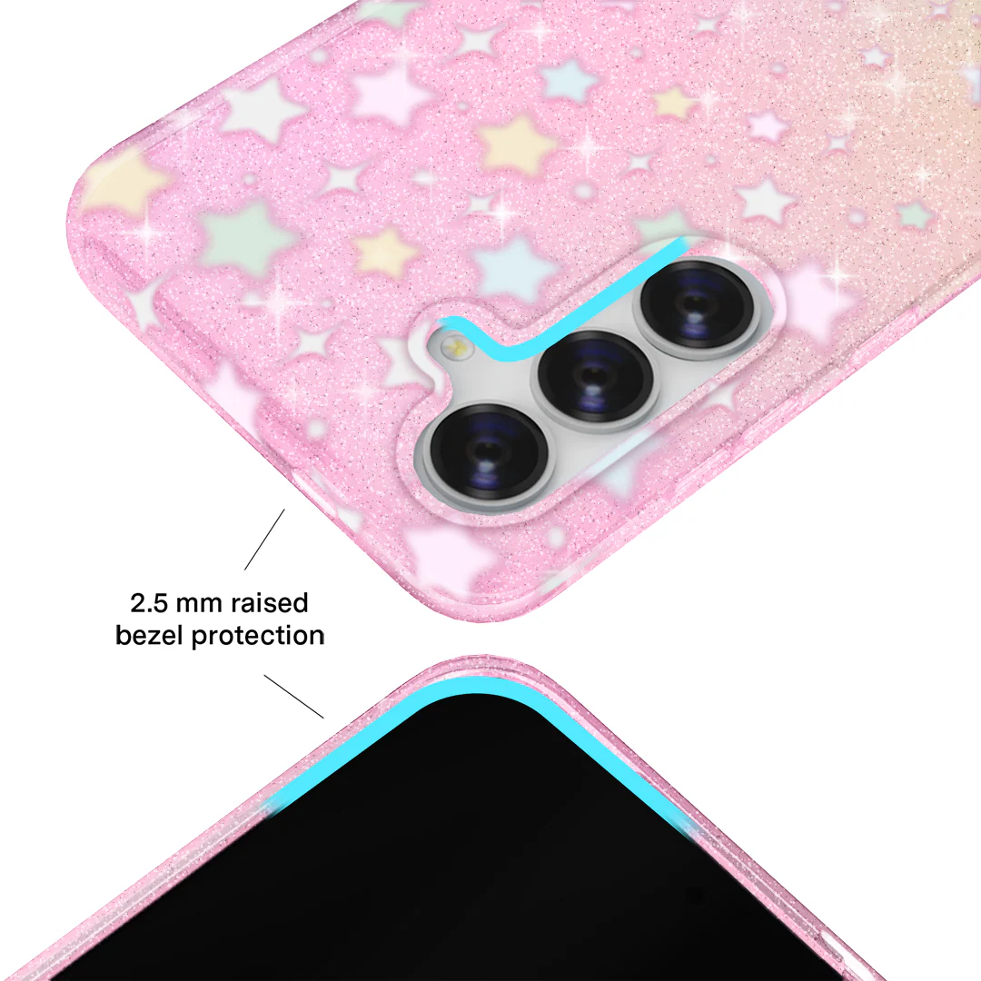 Falling Star Glitter Samsung Case - Image 17