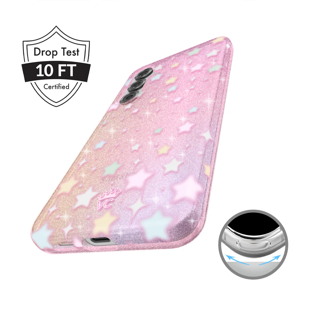 Falling Star Glitter Samsung Case - Image 4