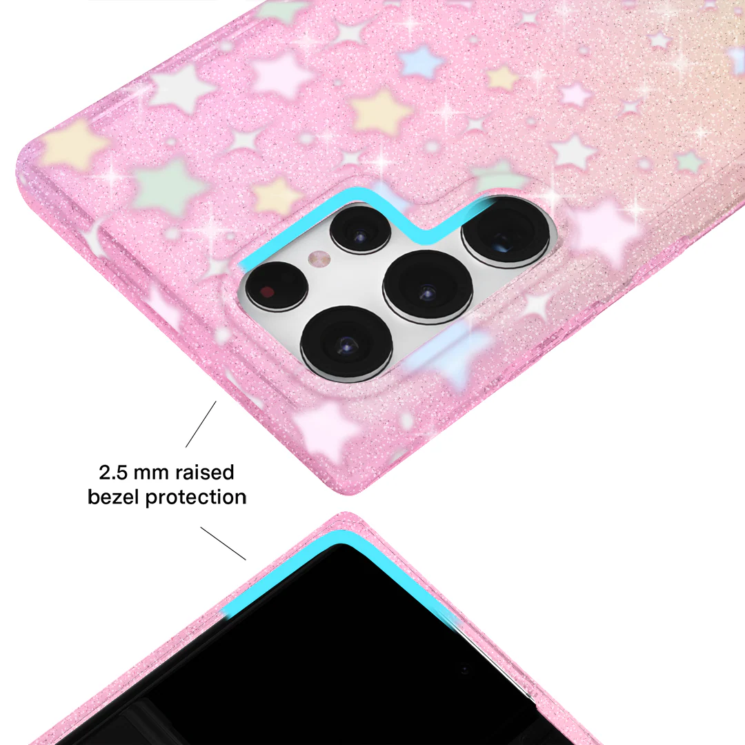 Falling Star Glitter Samsung Case - Image 42