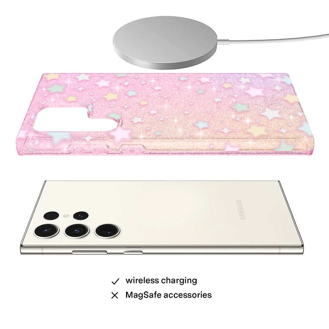 Falling Star Glitter Samsung Case - Image 43