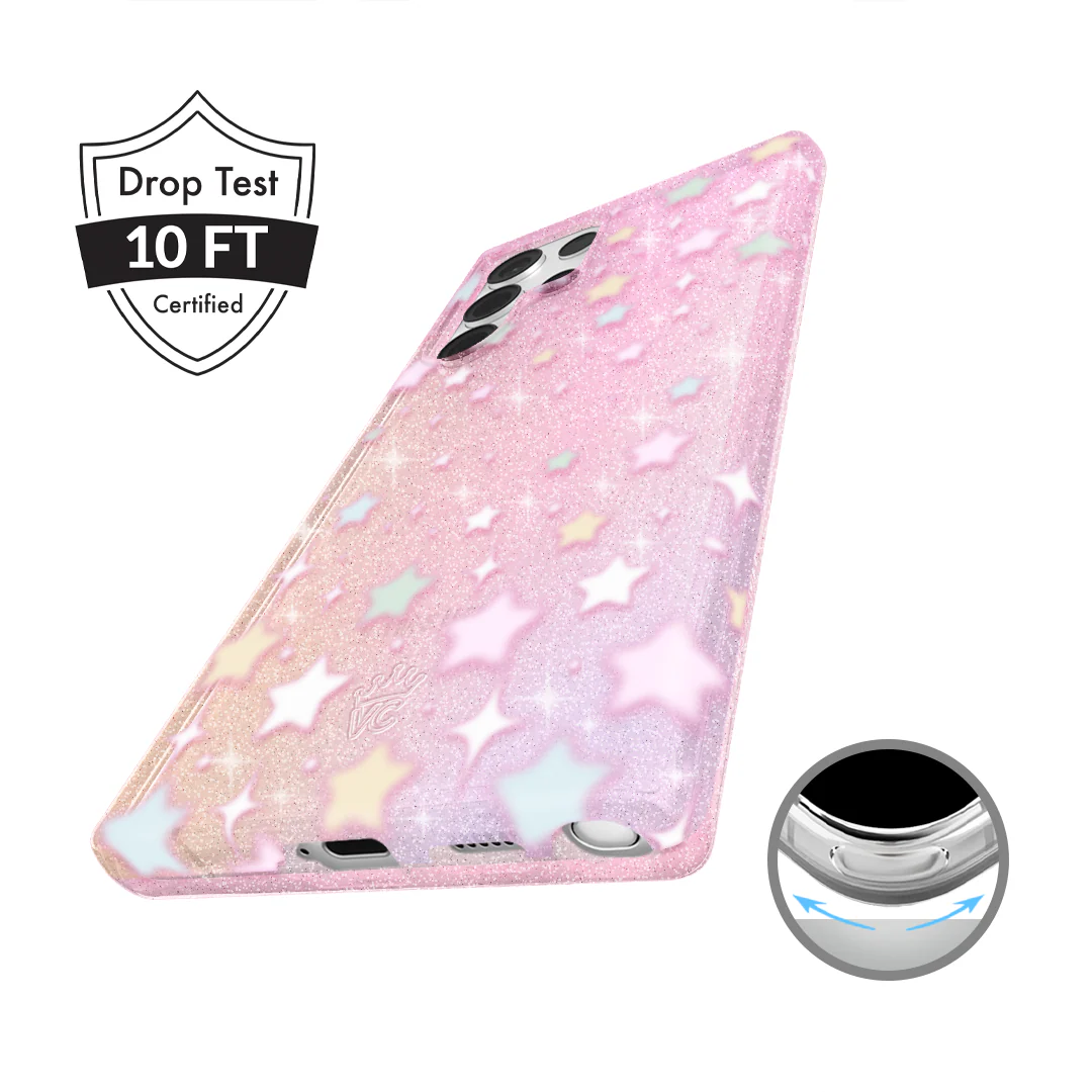 Falling Star Glitter Samsung Case - Image 44