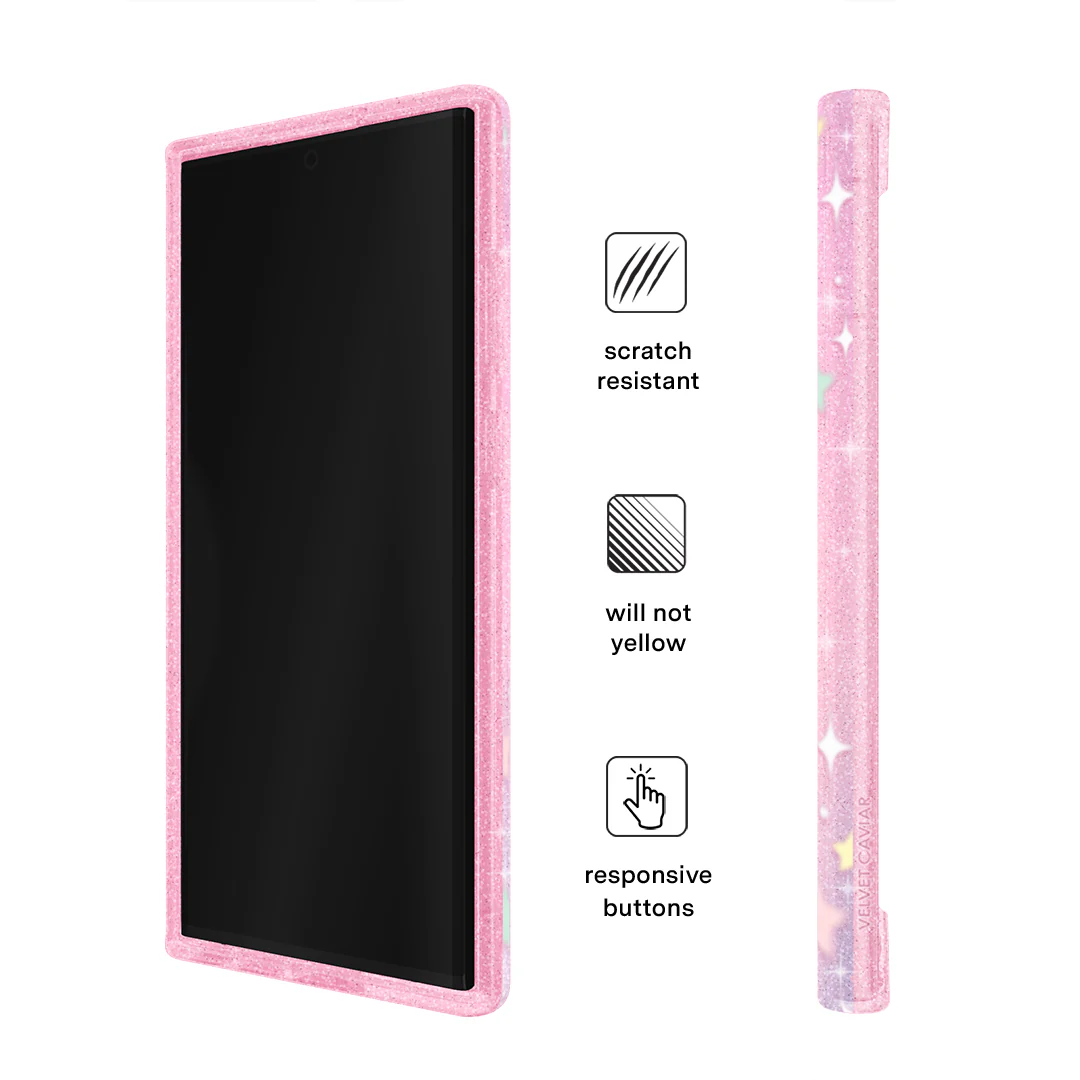 Falling Star Glitter Samsung Case - Image 45