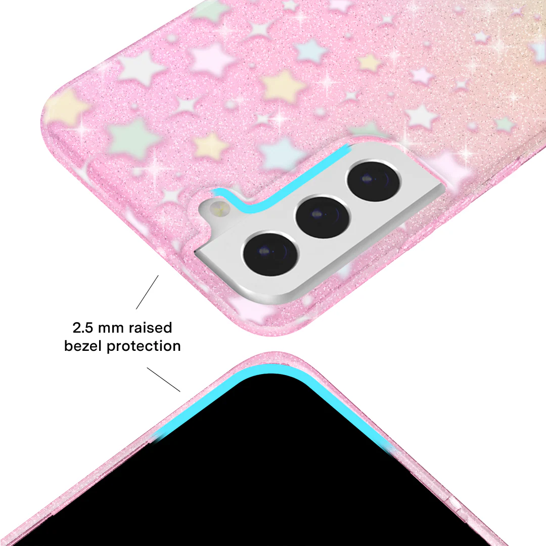 Falling Star Glitter Samsung Case - Image 52