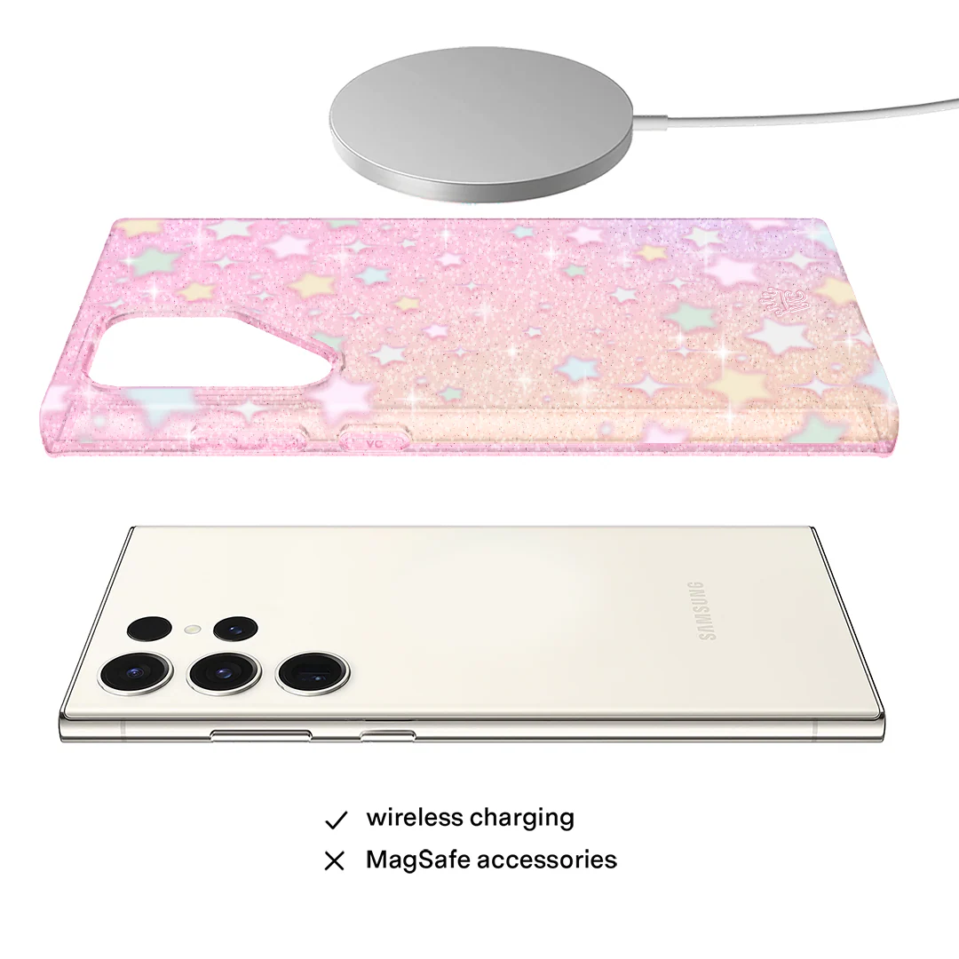 Falling Star Glitter Samsung Case - Image 58