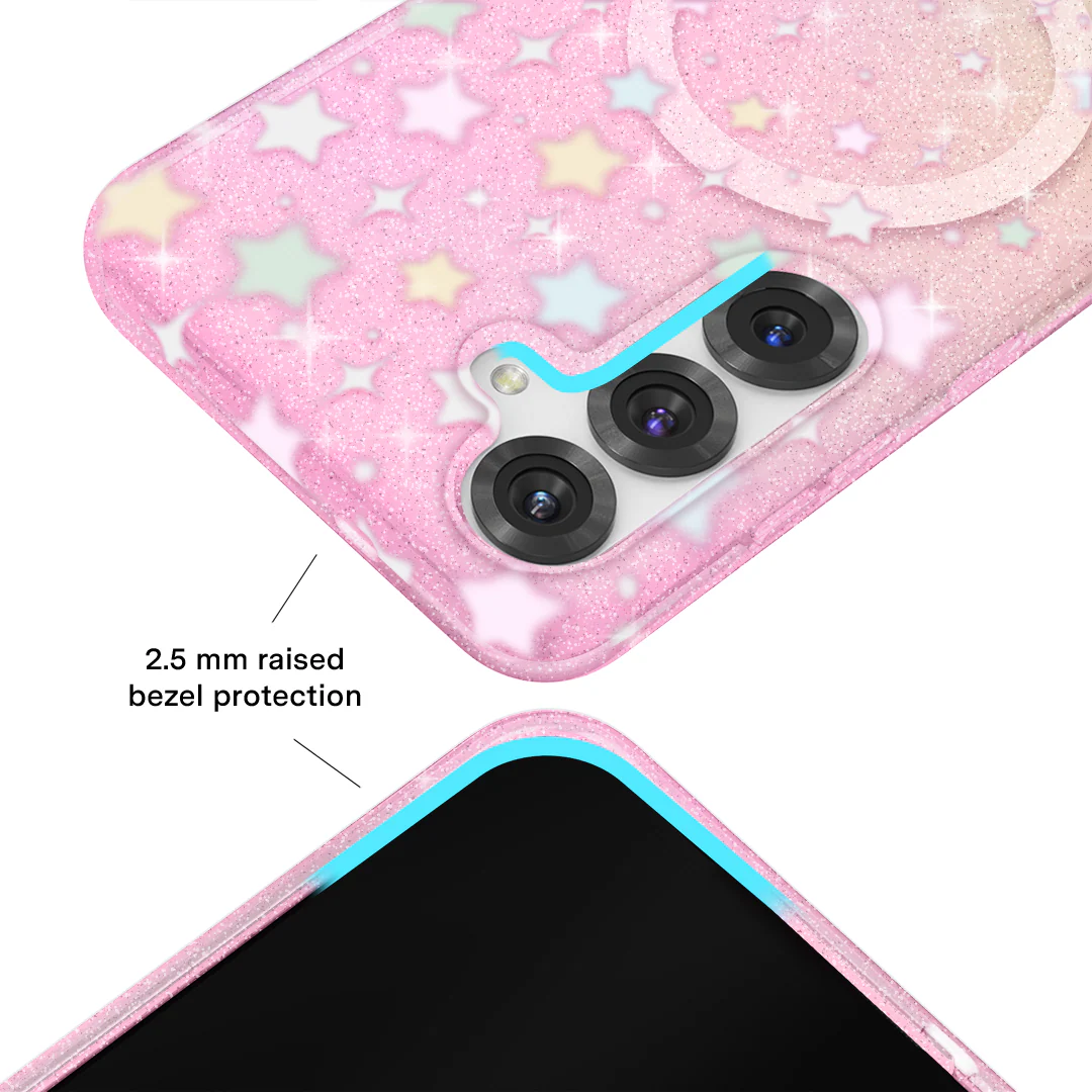 Falling Star Glitter Samsung Case - Image 7
