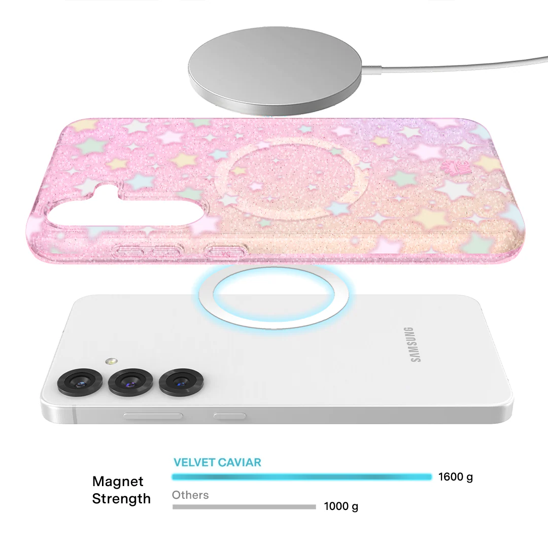 Falling Star Glitter Samsung Case - Image 8
