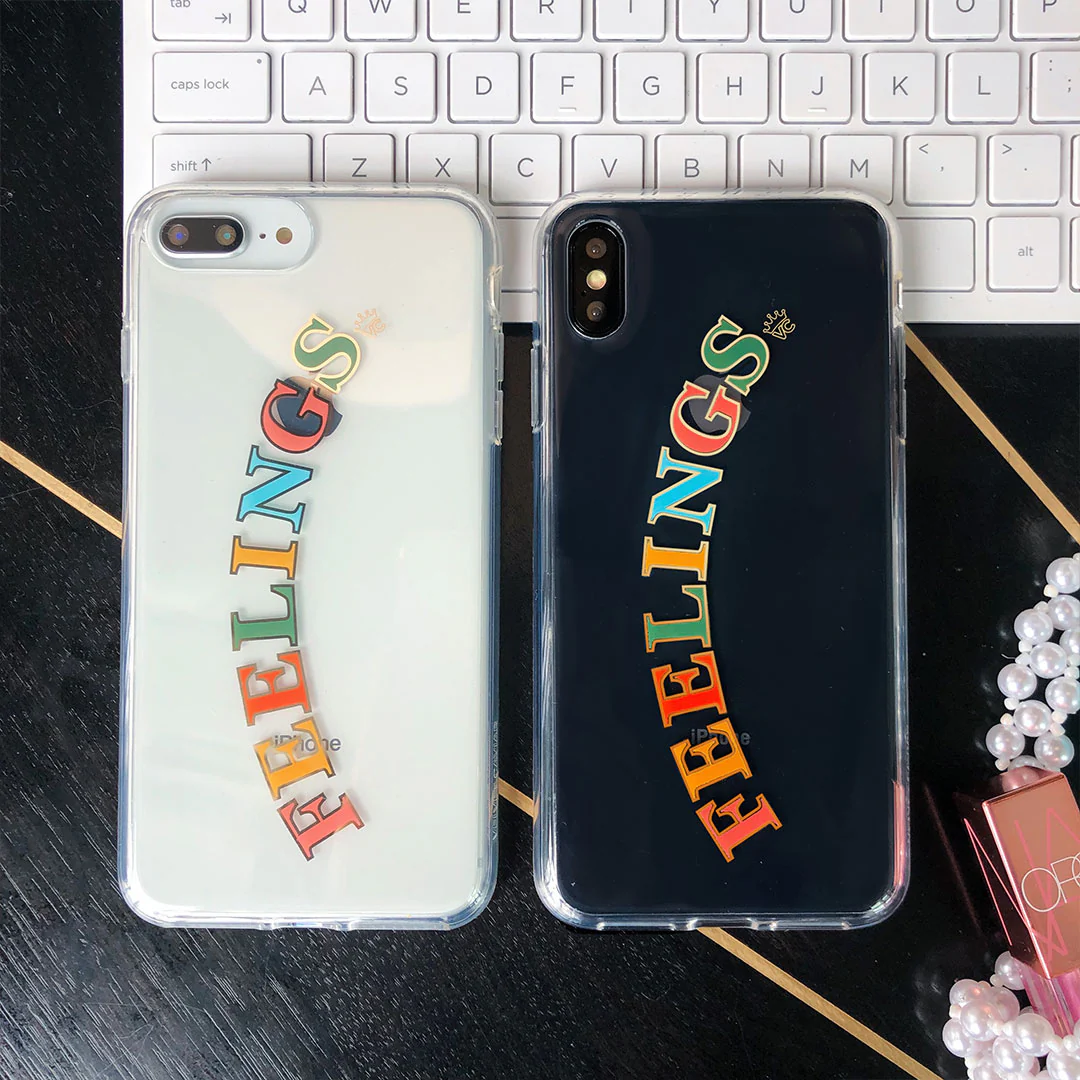 Feelings Clear iPhone Case - Image 19