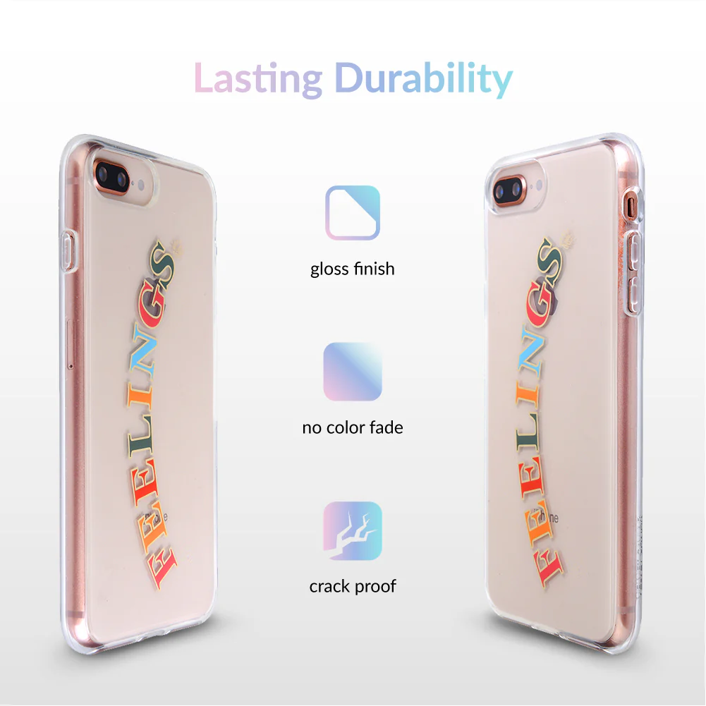 Feelings Clear iPhone Case - Image 23