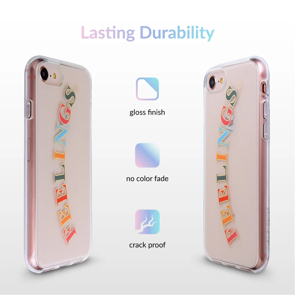 Feelings Clear iPhone Case - Image 29