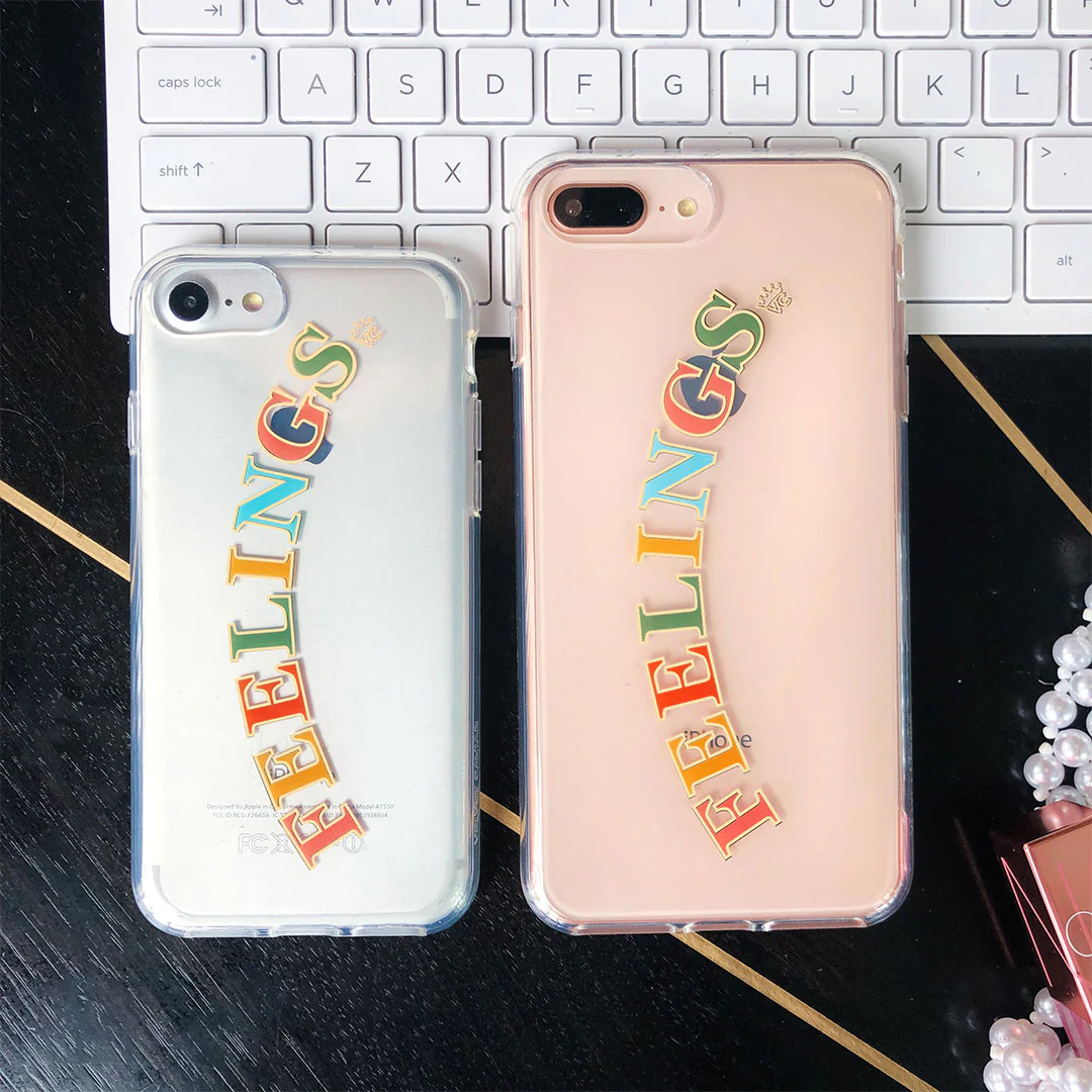 Feelings Clear iPhone Case - Image 31