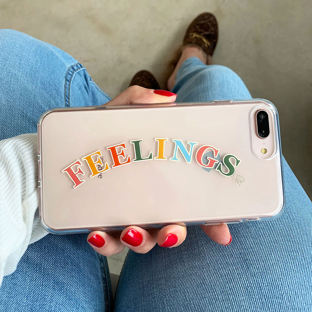 Feelings Clear iPhone Case - Image 33