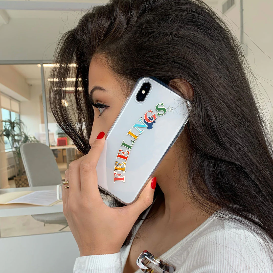Feelings Clear iPhone Case - Image 40