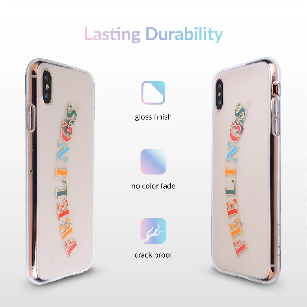 Feelings Clear iPhone Case - Image 43