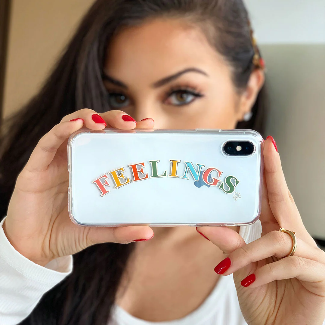 Feelings Clear iPhone Case - Image 47