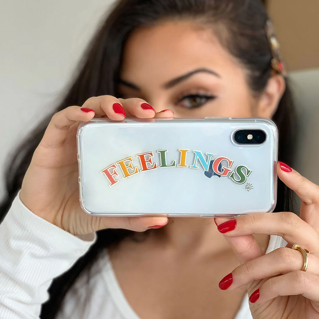 Feelings Clear iPhone Case - Image 54