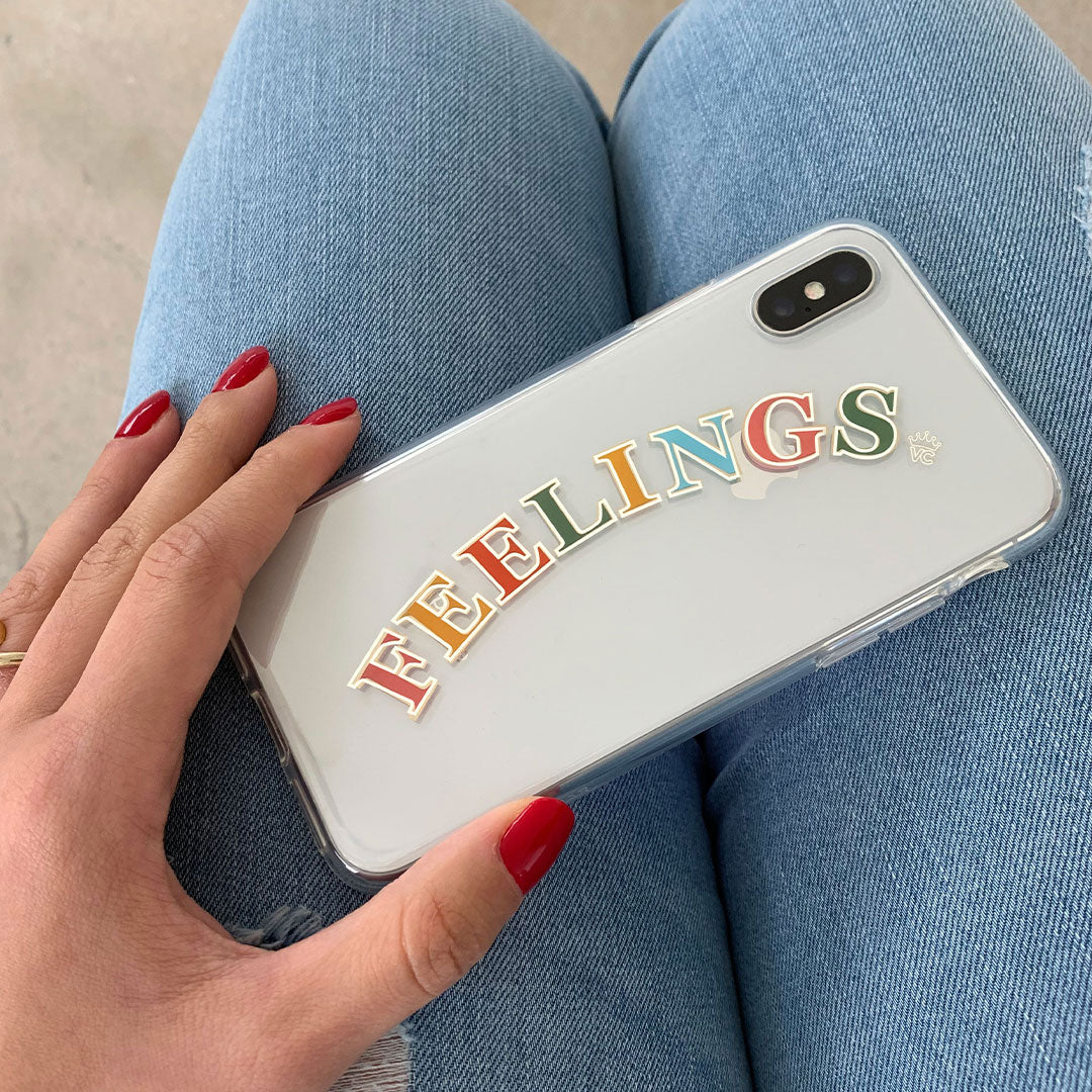 Feelings Clear iPhone Case - Image 59