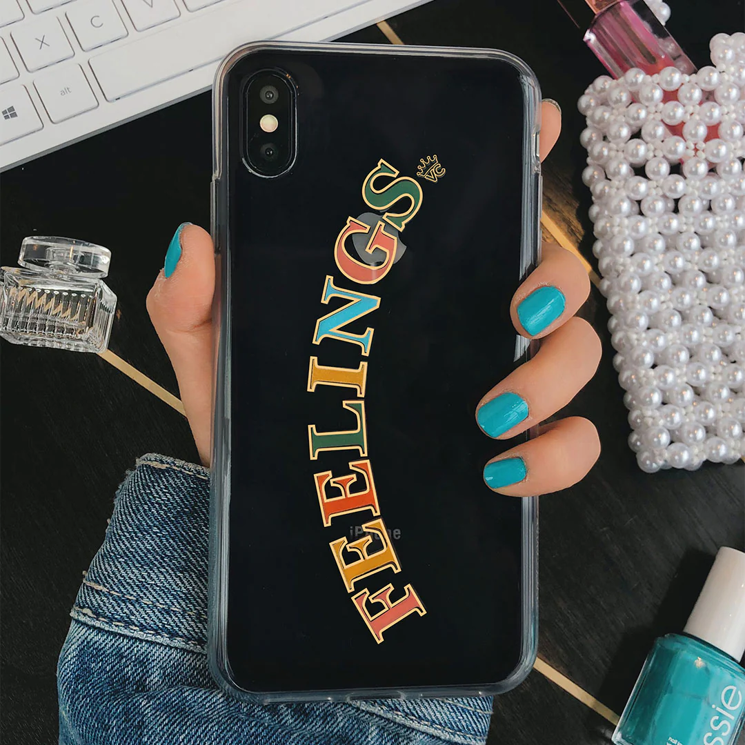 Feelings Clear iPhone Case - Image 61