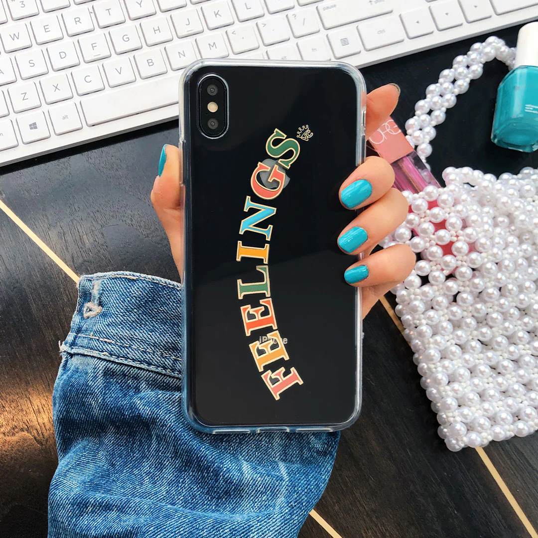 Feelings Clear iPhone Case - Image 62