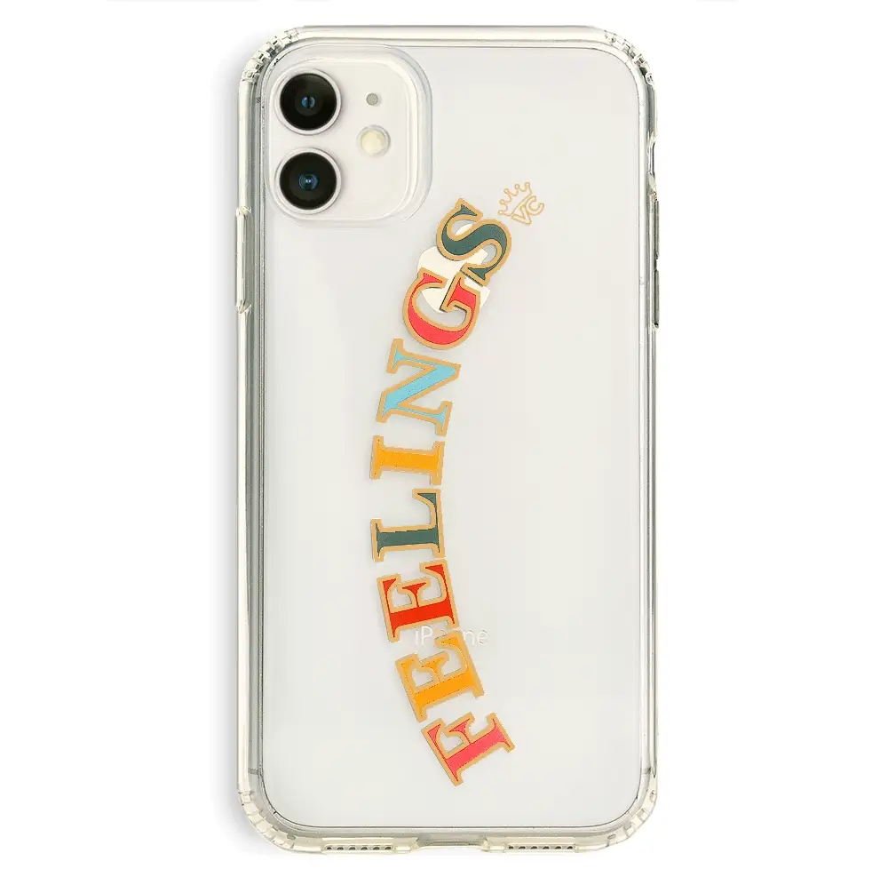 Feelings Clear iPhone Case - Image 63