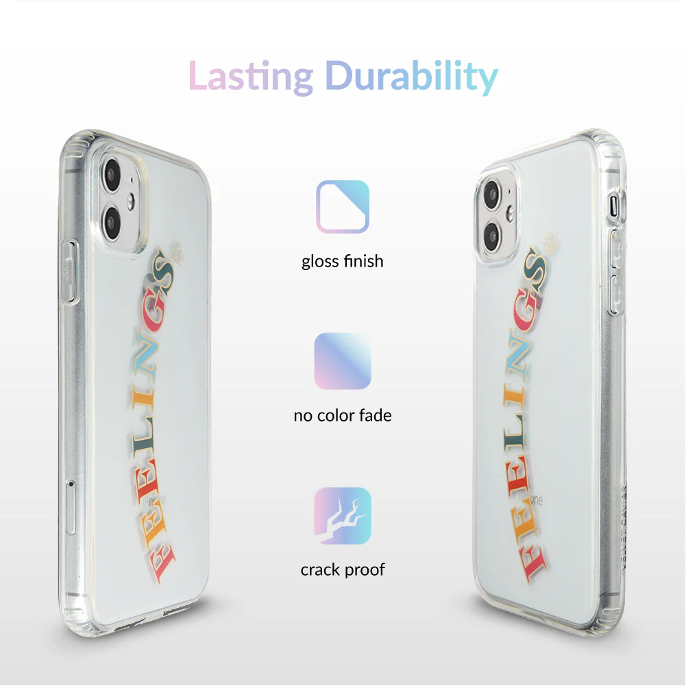 Feelings Clear iPhone Case - Image 66