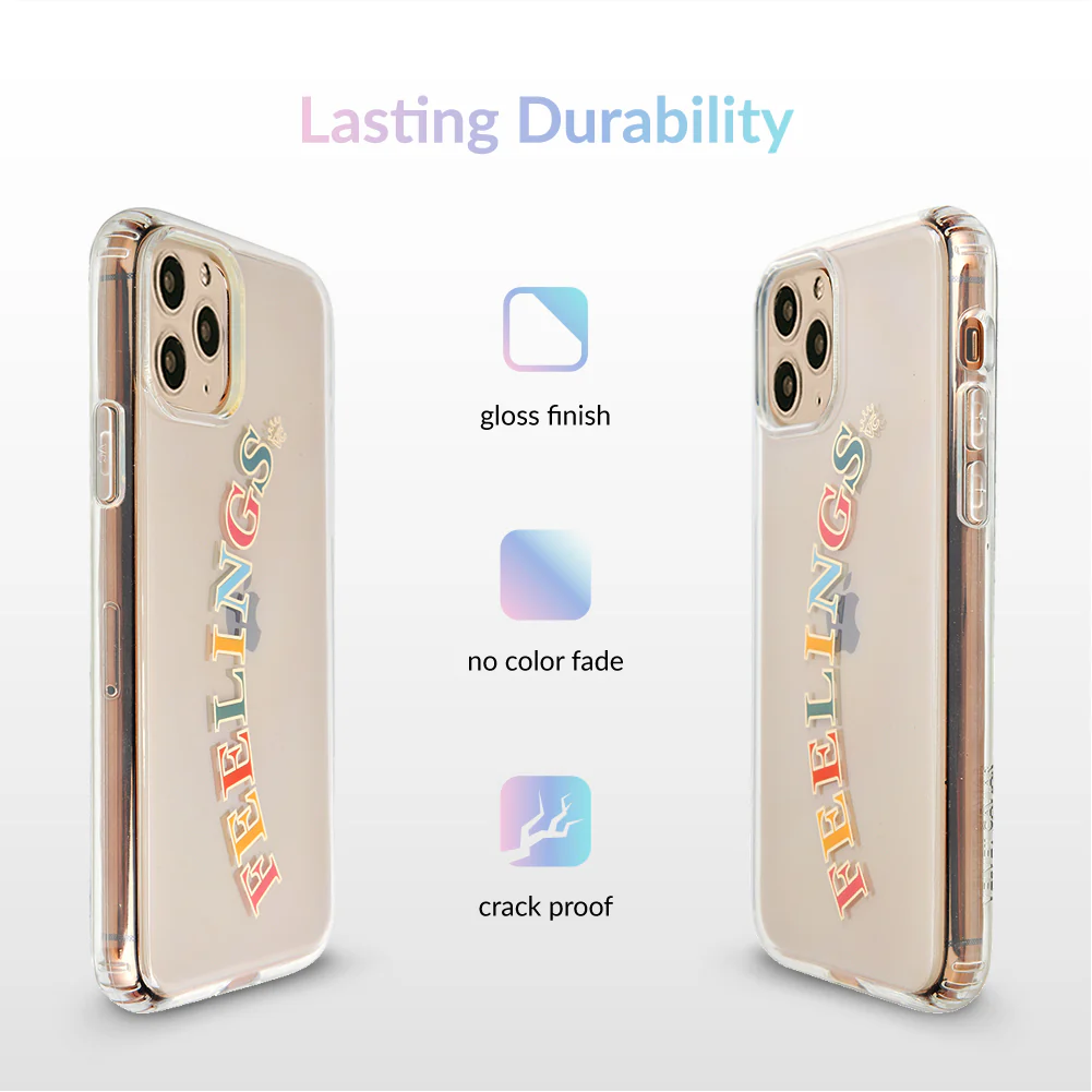 Feelings Clear iPhone Case - Image 75