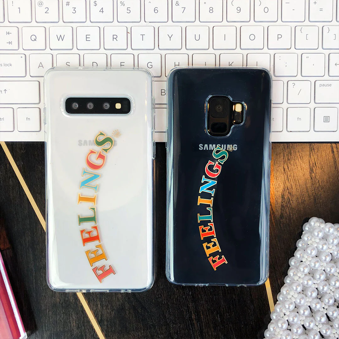 Feelings Clear Samsung Case - Image 21