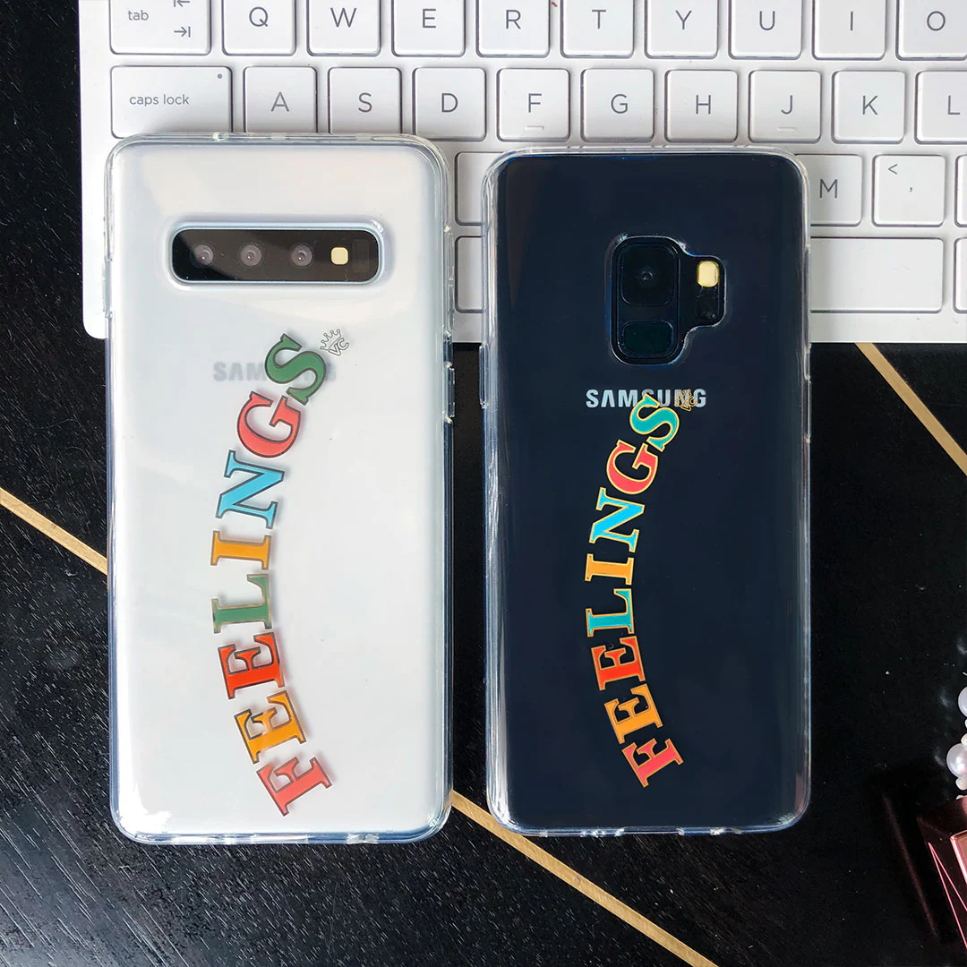 Feelings Clear Samsung Case - Image 36