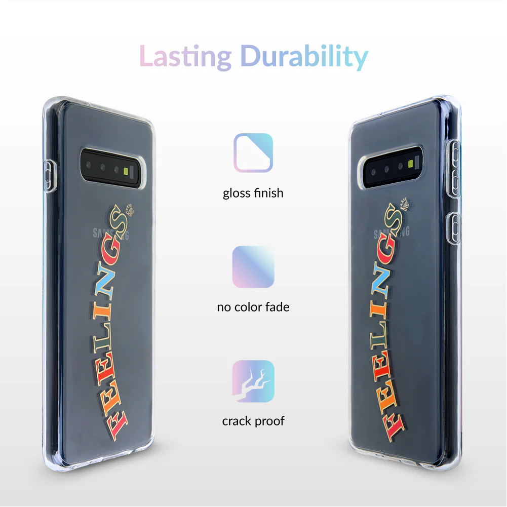 Feelings Clear Samsung Case - Image 48