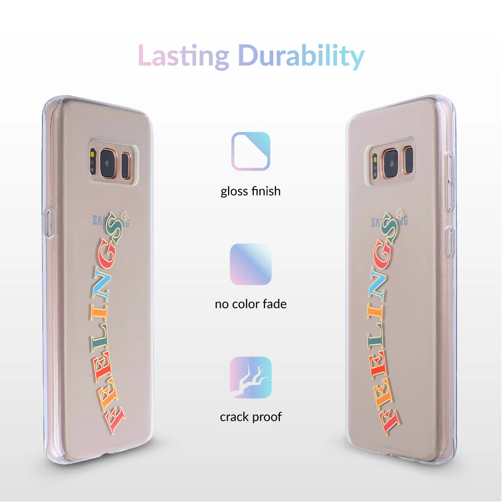 Feelings Clear Samsung Case - Image 5