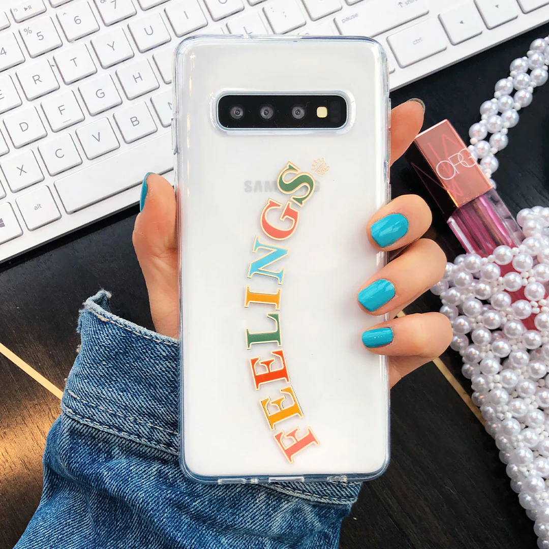 Feelings Clear Samsung Case - Image 59
