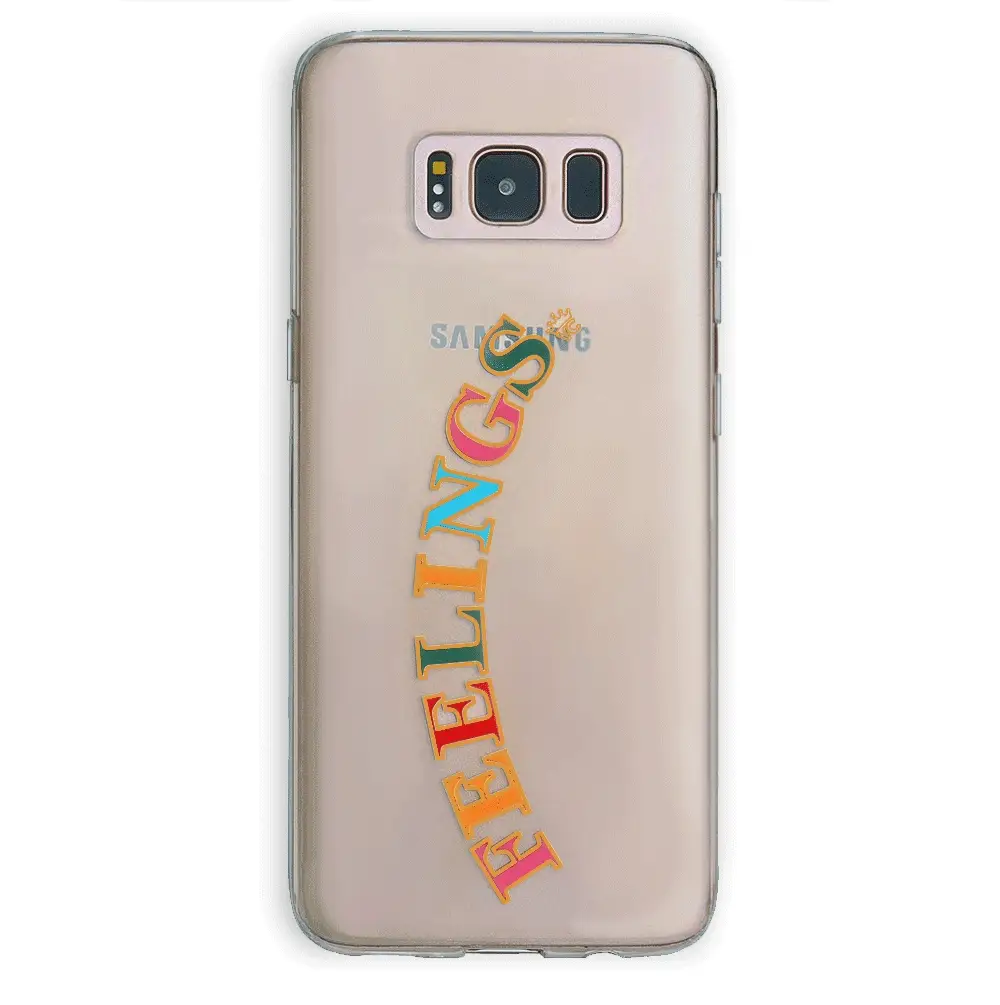 Feelings Clear Samsung Case - Image 8