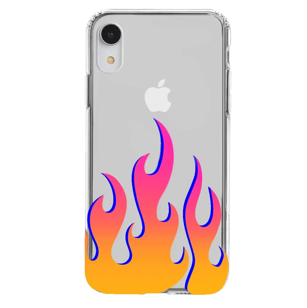 Flames Clear iPhone Case - Image 25