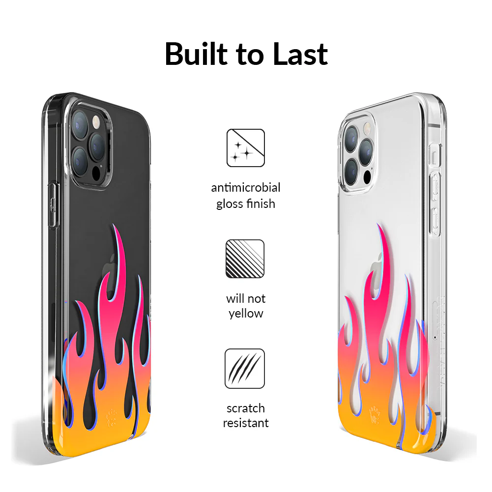 Flames Clear iPhone Case - Image 57