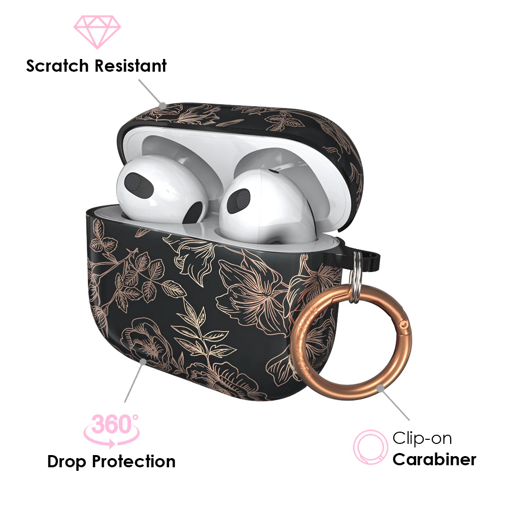 Floral Chrome Airpods Case - Image 11
