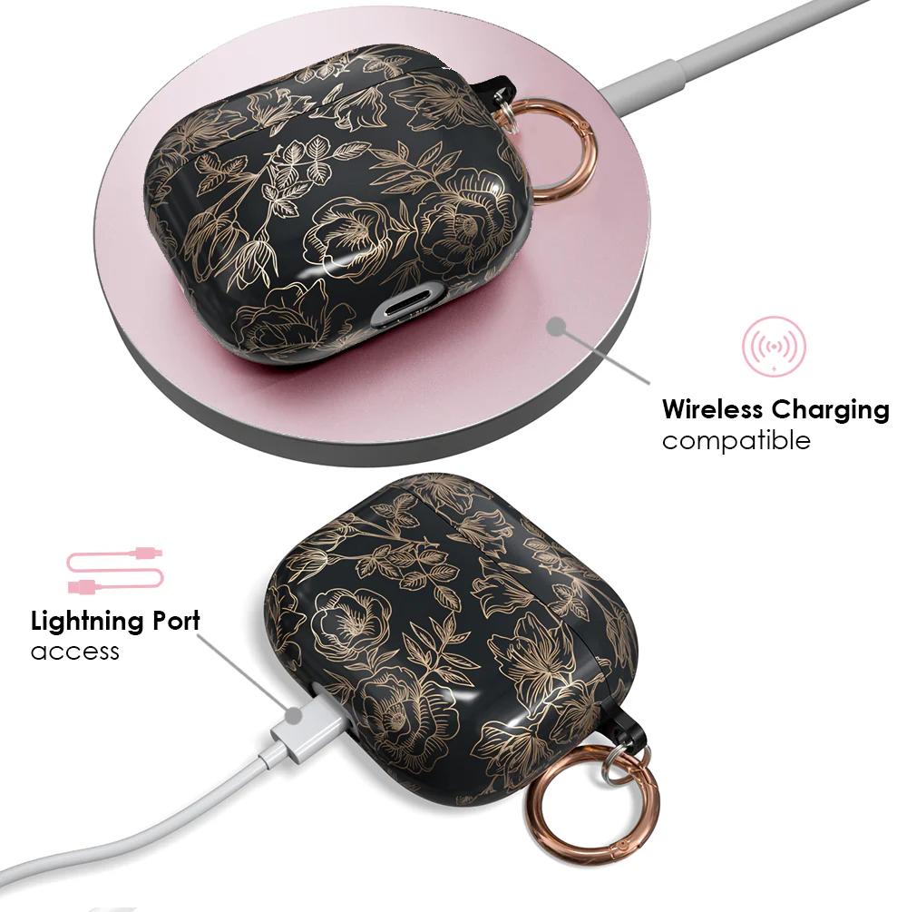 Floral Chrome Airpods Case - Image 12