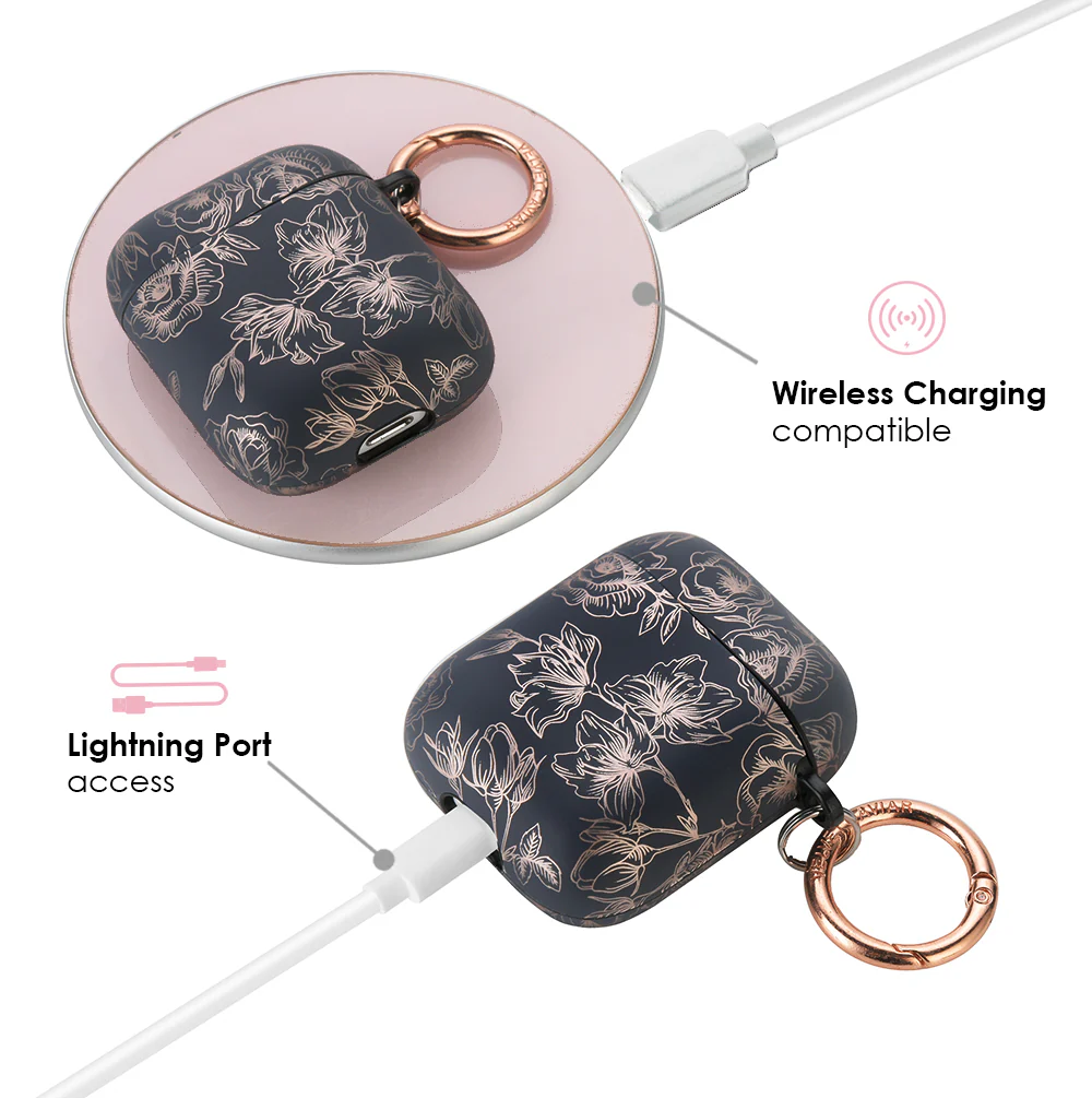 Floral Chrome Airpods Case - Image 4