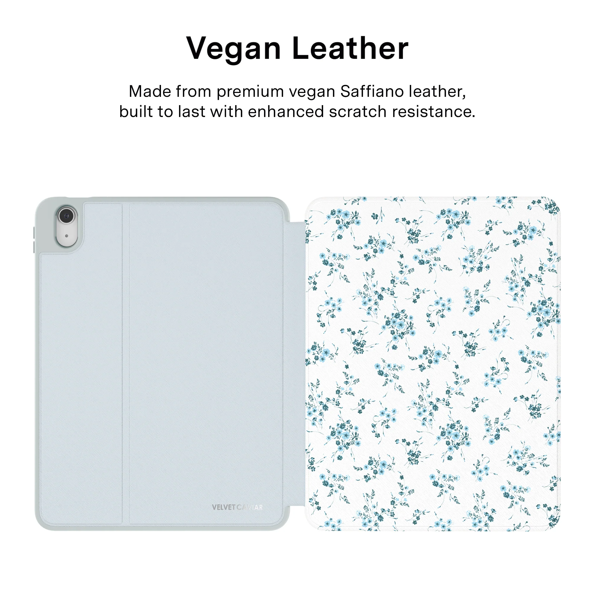 French Blue Floral iPad Case - Image 10