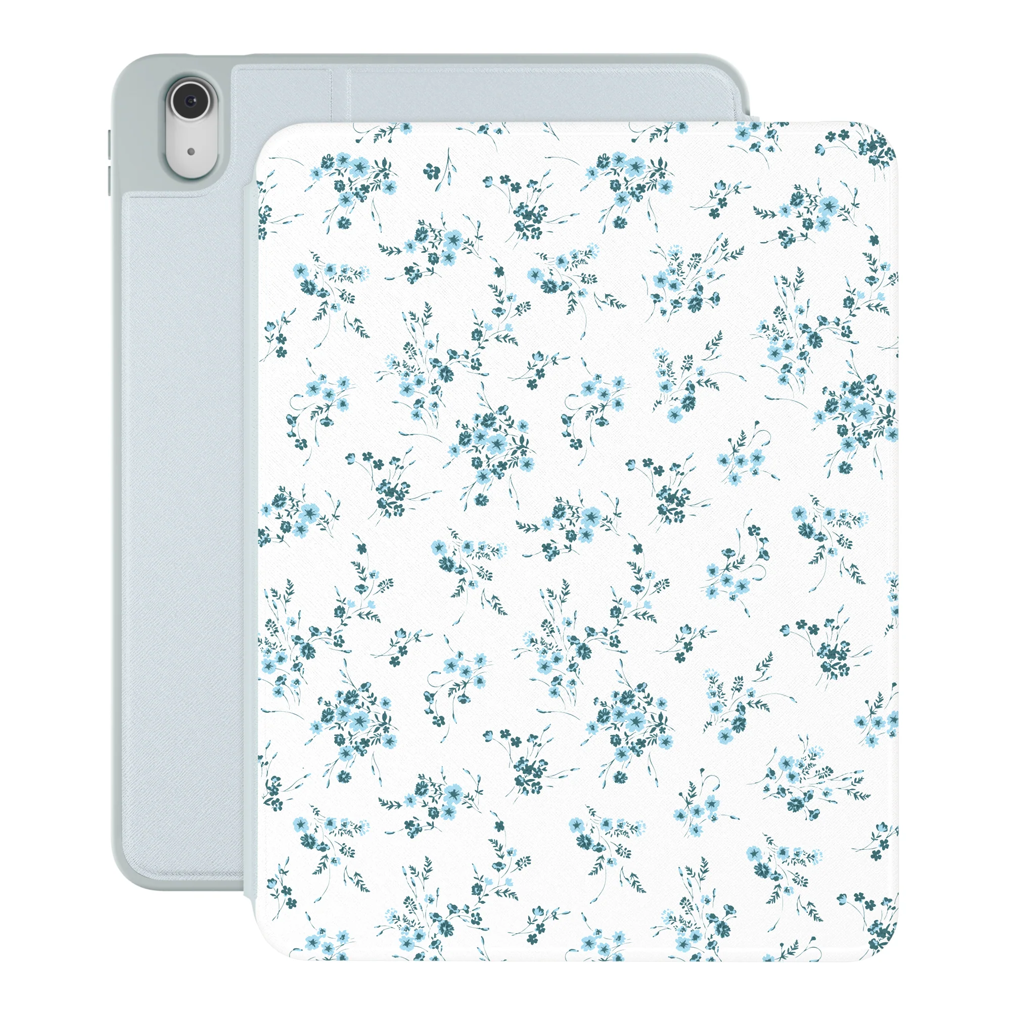 French Blue Floral iPad Case - Image 13