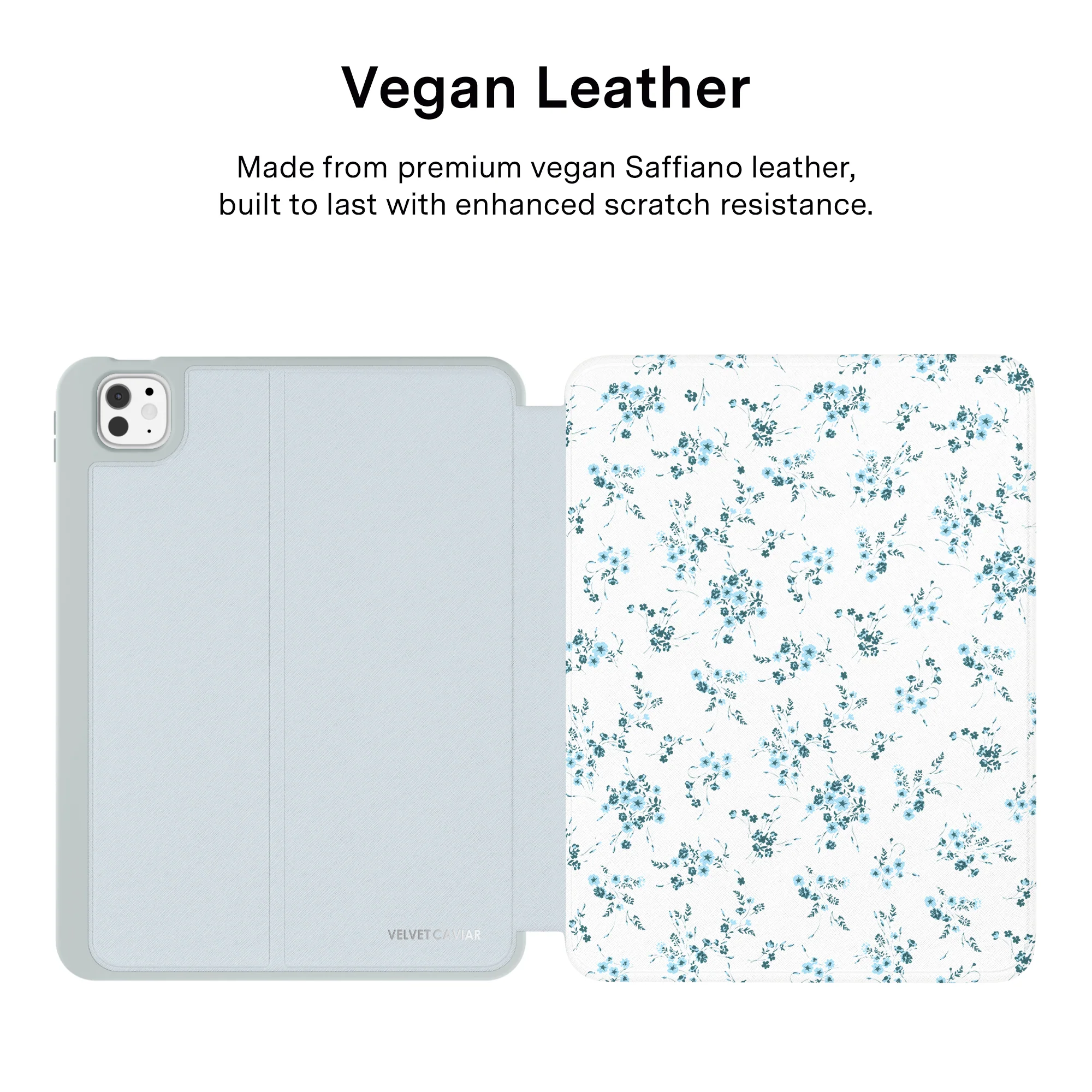 French Blue Floral iPad Case - Image 28