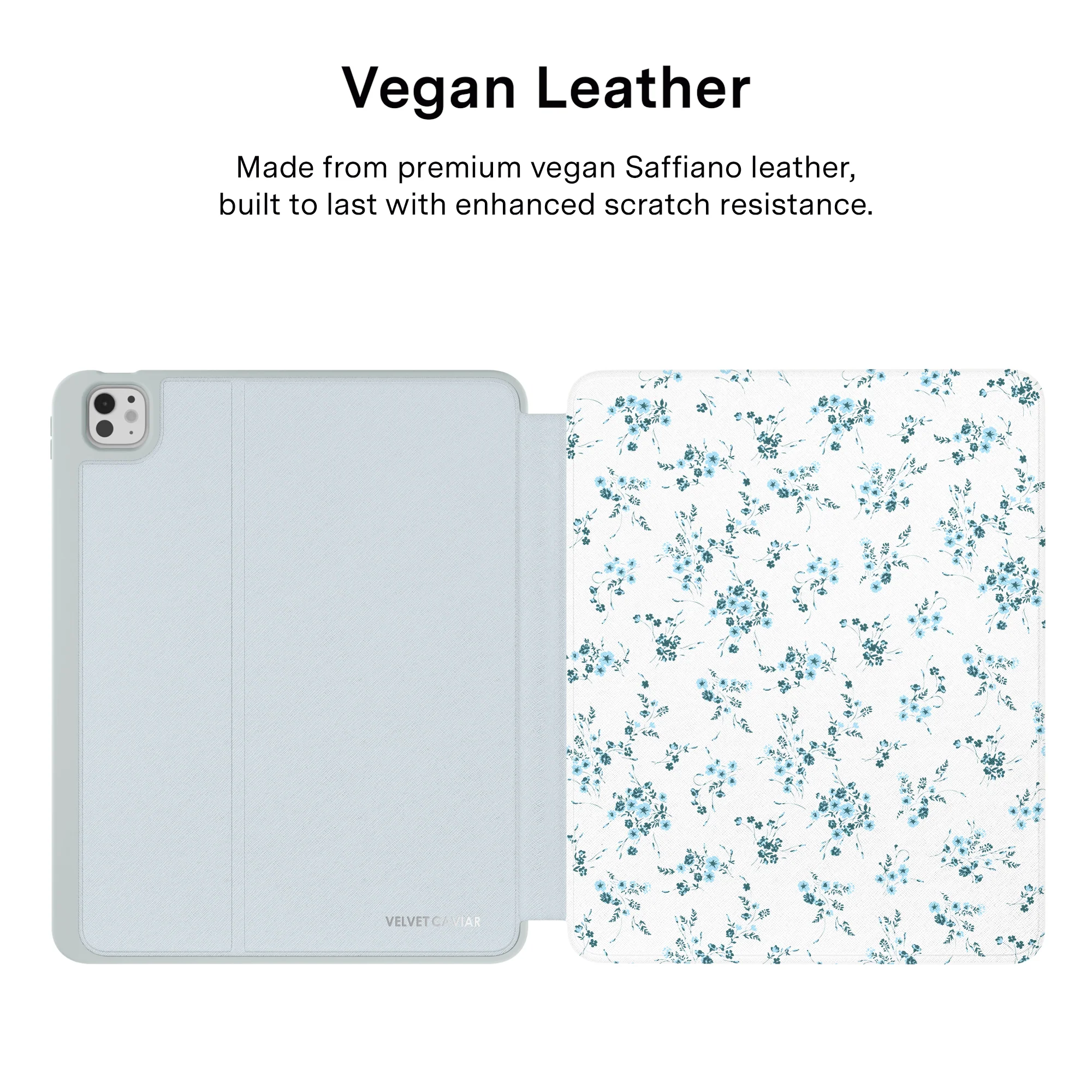 French Blue Floral iPad Case - Image 34