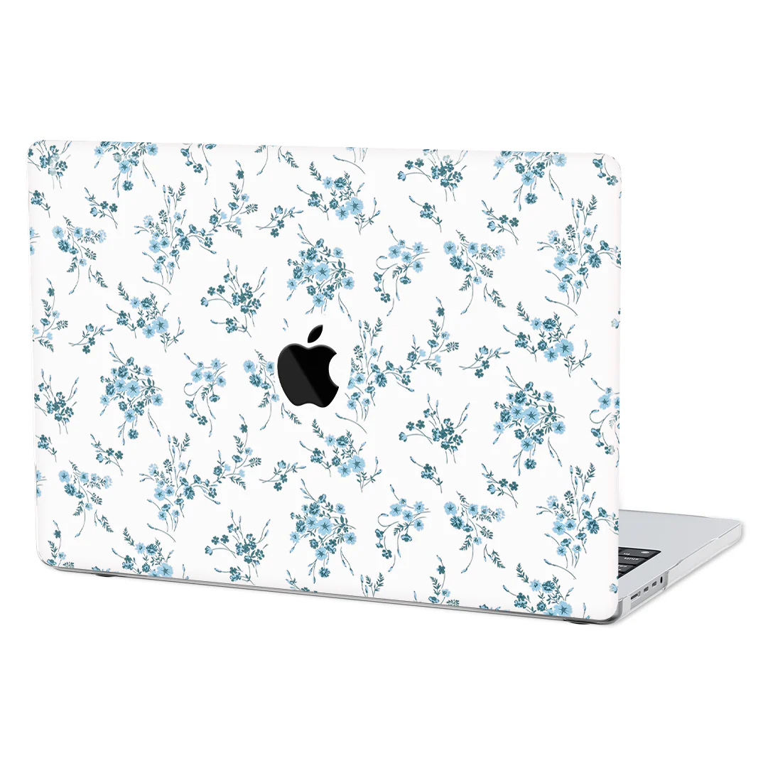 French Blue Floral MacBook Case - Image 13
