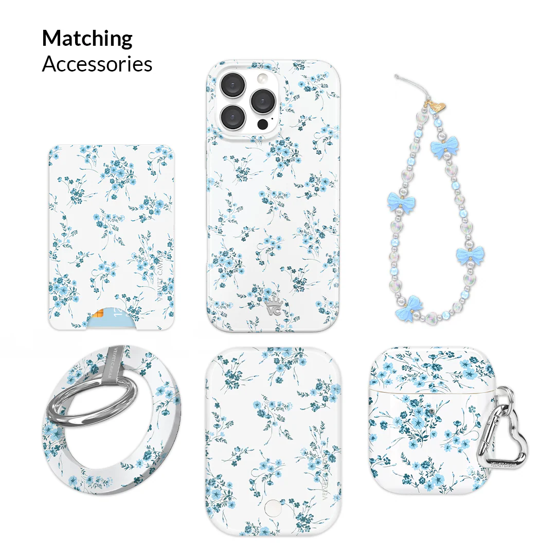 French Blue Floral MacBook Case - Image 35