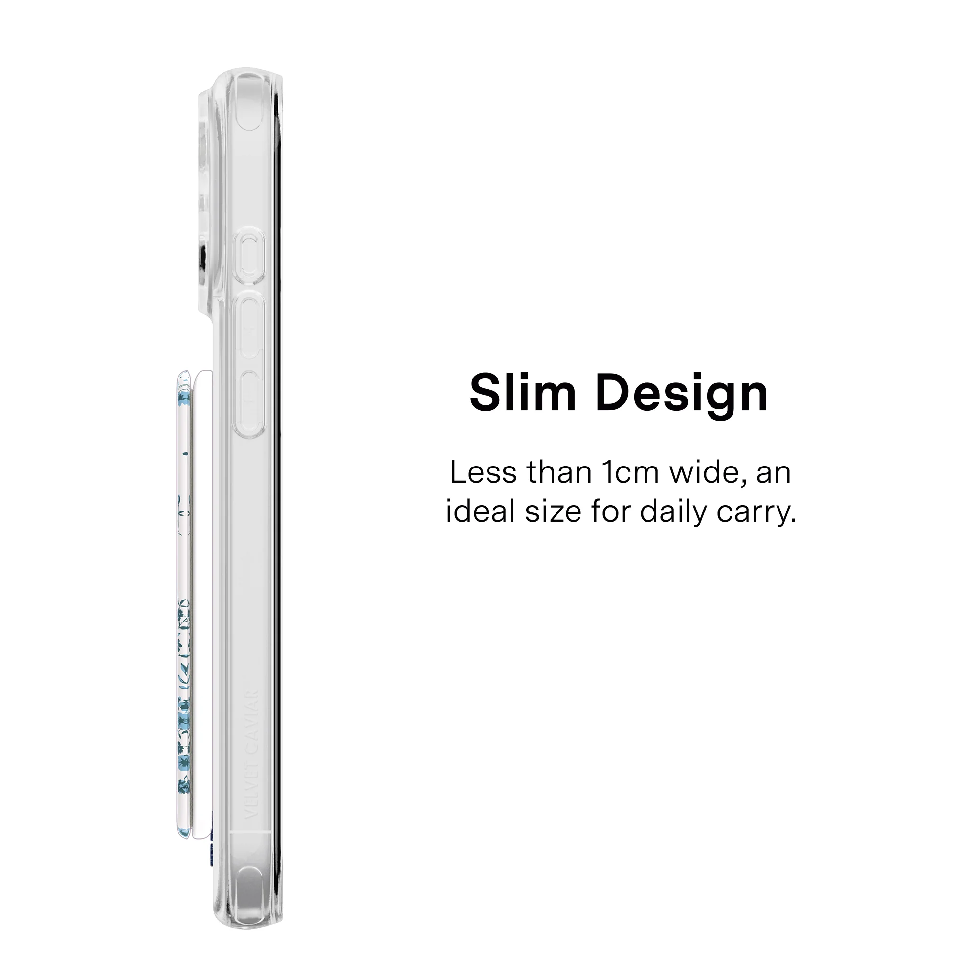 French Blue Floral MagSafe Wallet - Image 5