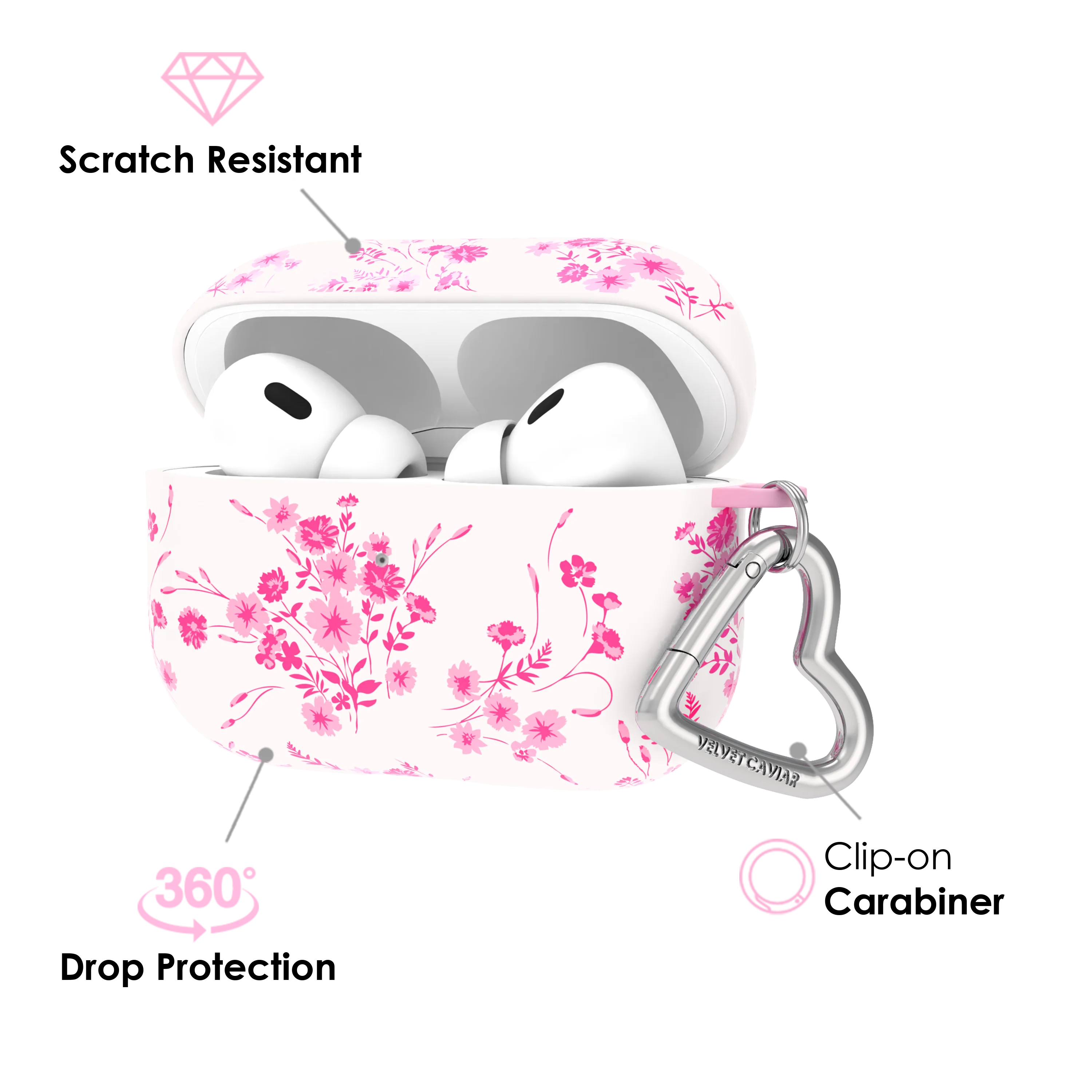 French Rose Floral AirPod Case - Image 8