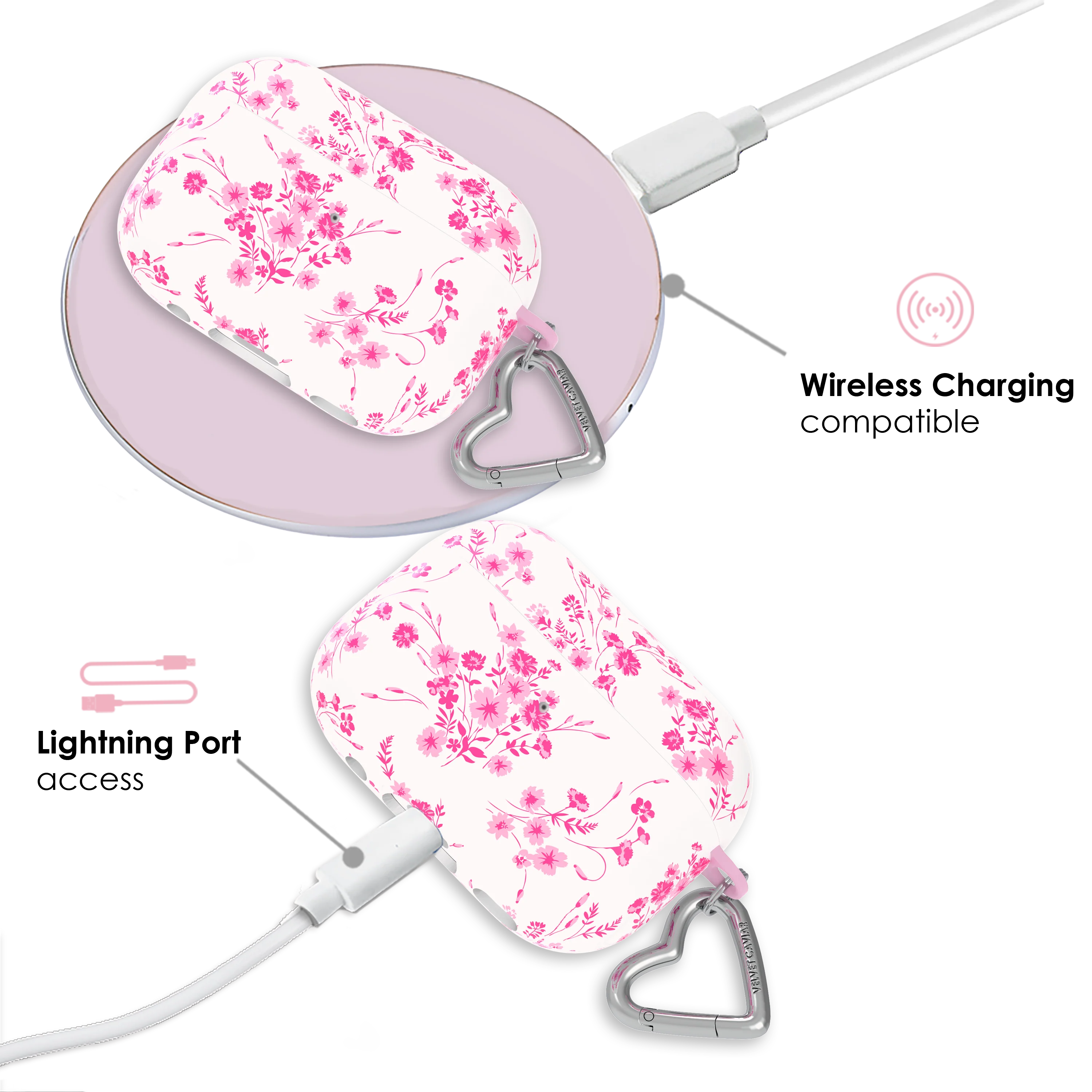 French Rose Floral AirPod Case - Image 9
