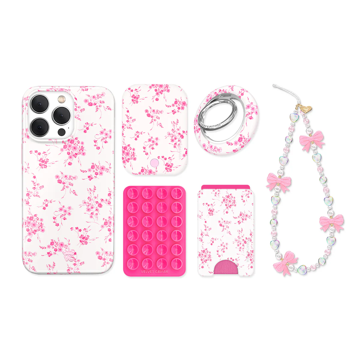 French Rose Floral iPhone Bundle Set - Image 15