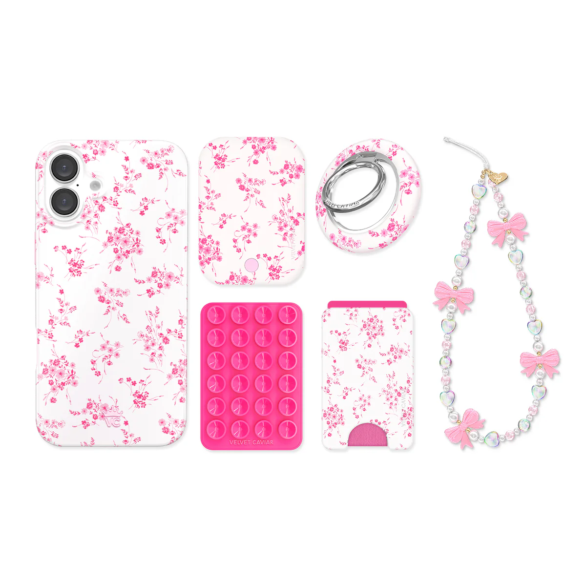 French Rose Floral iPhone Bundle Set - Image 17