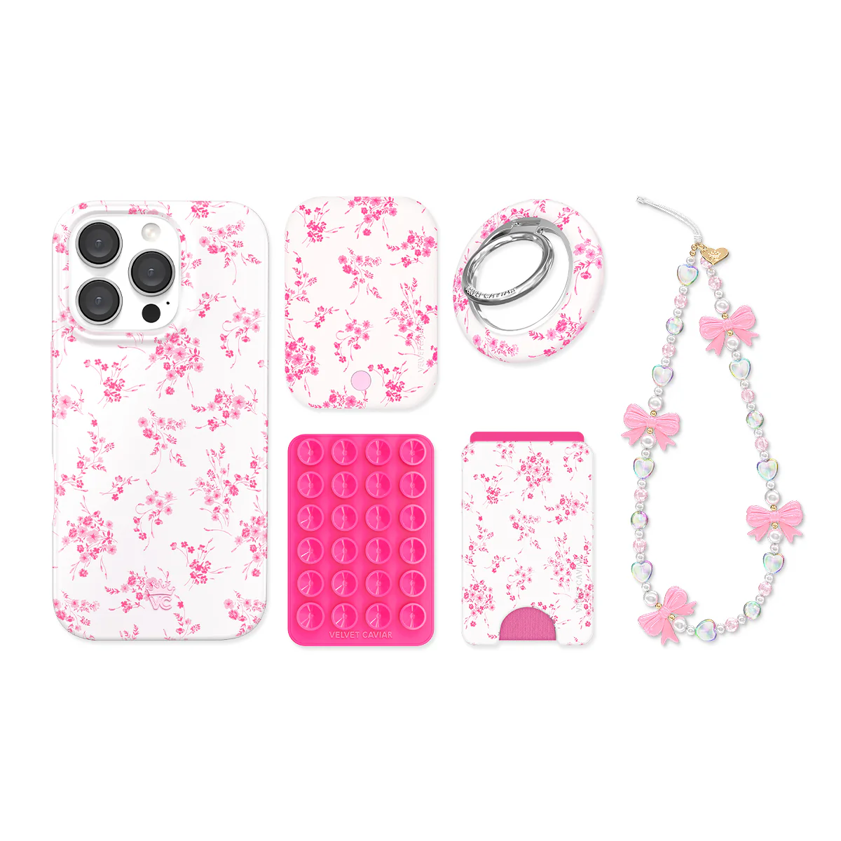 French Rose Floral iPhone Bundle Set - Image 19